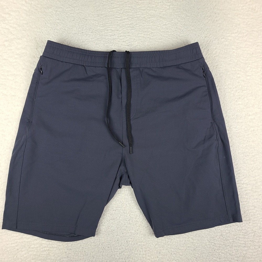 Public Rec All Day Everyday Sweat Shorts Mens 40 Dark Blue Running Basketball